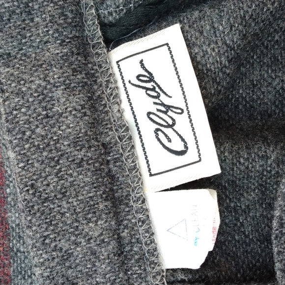 Vintage Gray Wool Skirt - Picture 6 of 7